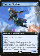 Thieving Skydiver (Extended Art) [Zendikar Rising] | Dumpster Cat Games