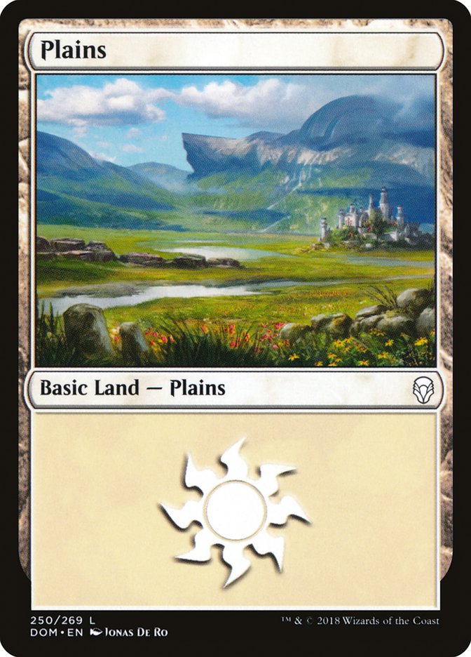 Plains (250) [Dominaria] | Dumpster Cat Games