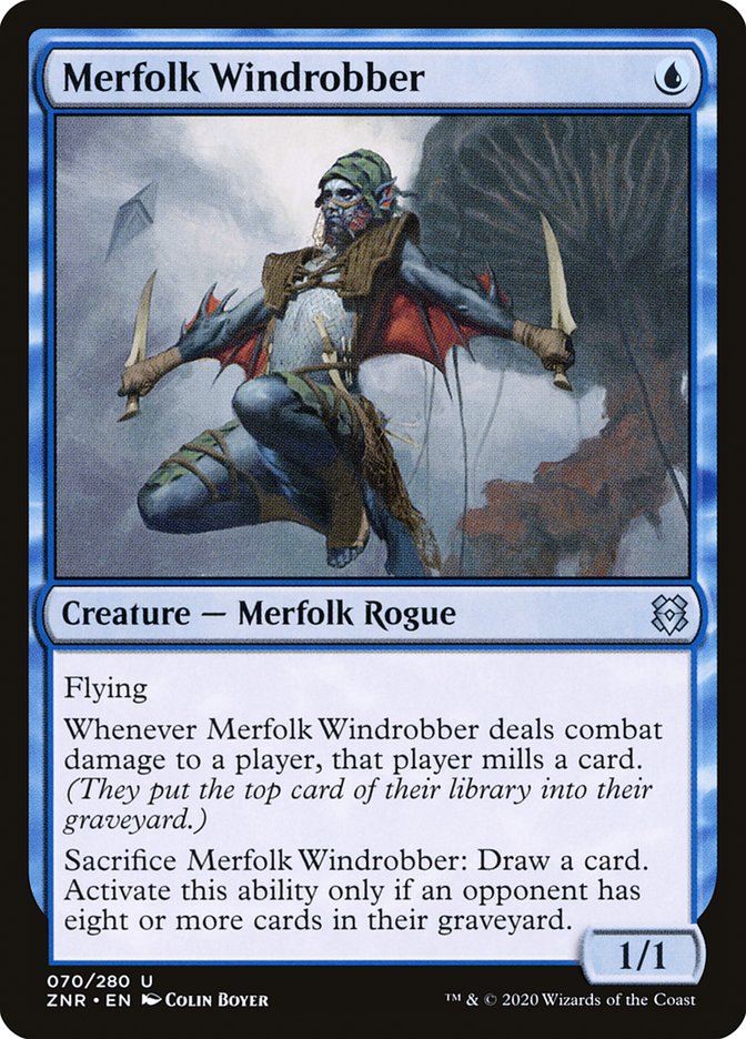 Merfolk Windrobber [Zendikar Rising] | Dumpster Cat Games