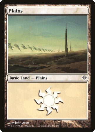 Plains (232) [Rise of the Eldrazi] | Dumpster Cat Games