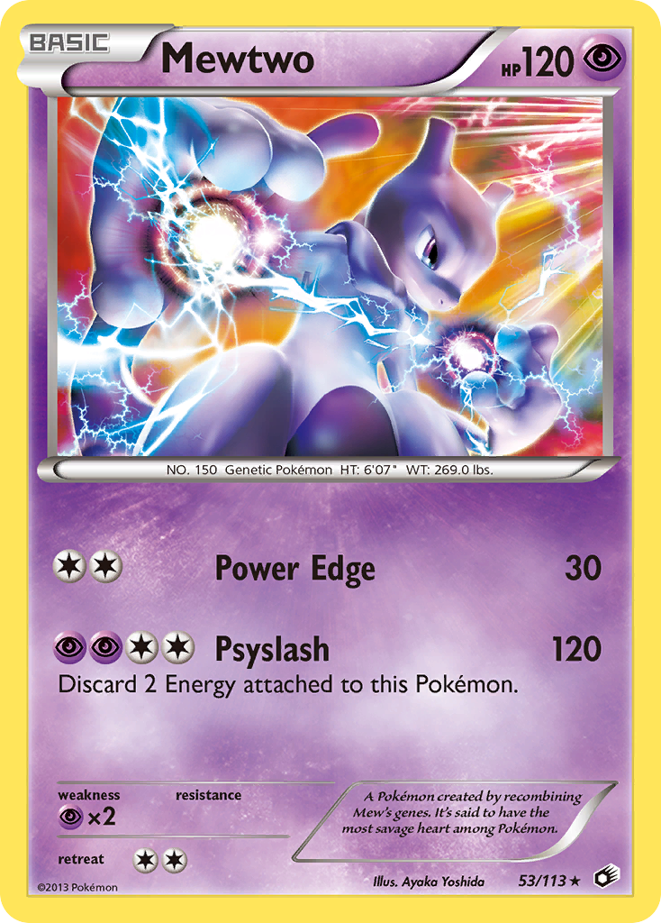 Mewtwo (53/113) [Black & White: Legendary Treasures] | Dumpster Cat Games