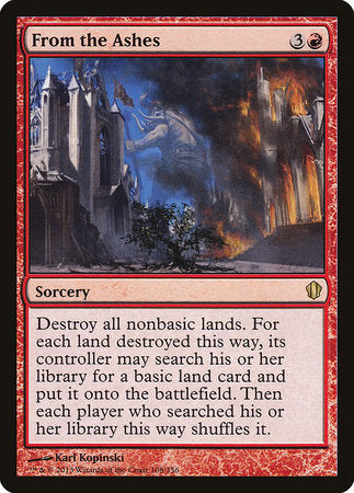 From the Ashes [Commander 2013] | Dumpster Cat Games