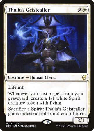 Thalia's Geistcaller [Commander 2019] | Dumpster Cat Games
