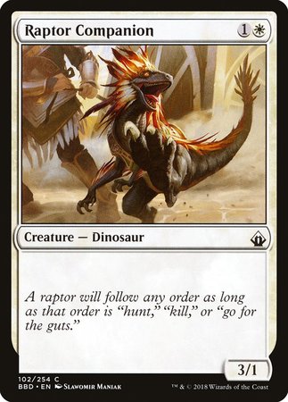 Raptor Companion [Battlebond] | Dumpster Cat Games