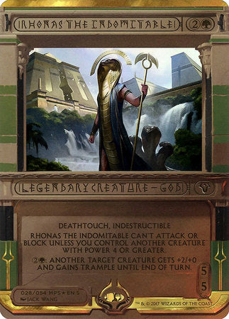 Rhonas the Indomitable [Amonkhet Invocations] | Dumpster Cat Games