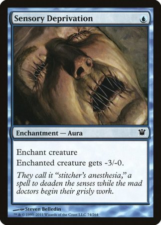 Sensory Deprivation [Innistrad] | Dumpster Cat Games