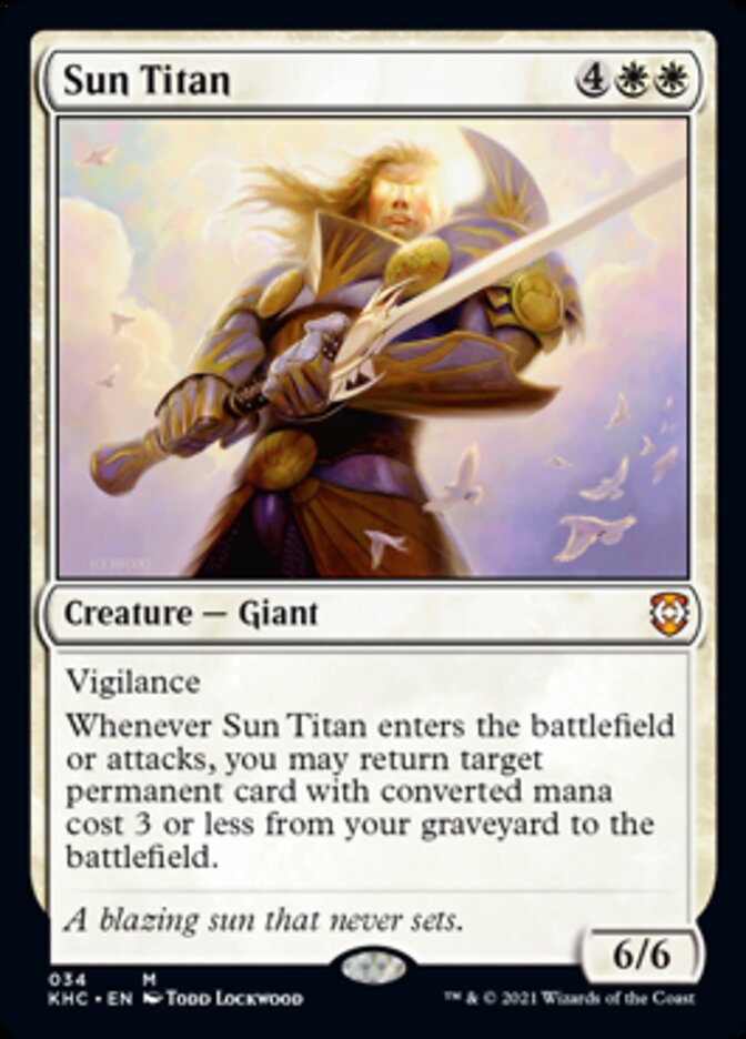 Sun Titan [Kaldheim Commander] | Dumpster Cat Games