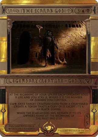 The Scarab God [Amonkhet Invocations] | Dumpster Cat Games
