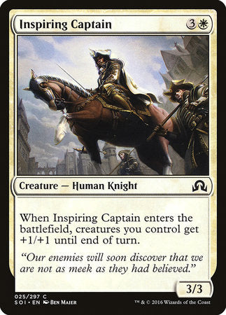 Inspiring Captain [Shadows over Innistrad] | Dumpster Cat Games