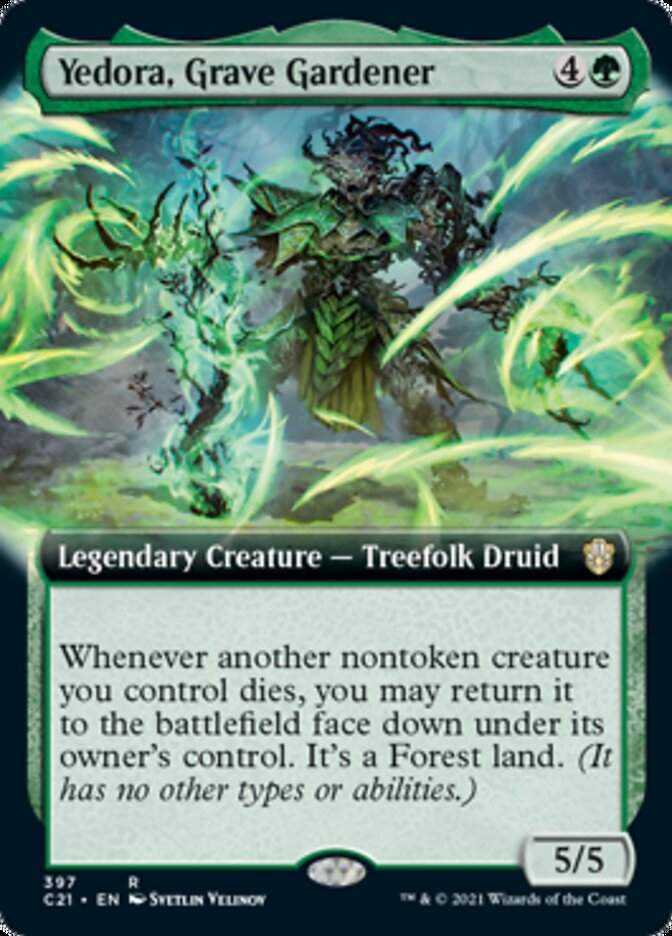 Yedora, Grave Gardener (Extended) [Commander 2021] | Dumpster Cat Games
