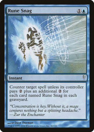 Rune Snag [Coldsnap] | Dumpster Cat Games