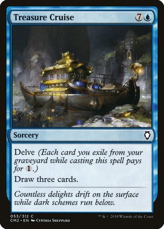 Treasure Cruise [Commander Anthology Volume II] | Dumpster Cat Games