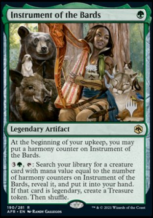 Instrument of the Bards (Promo Pack) [Dungeons & Dragons: Adventures in the Forgotten Realms Promos] | Dumpster Cat Games