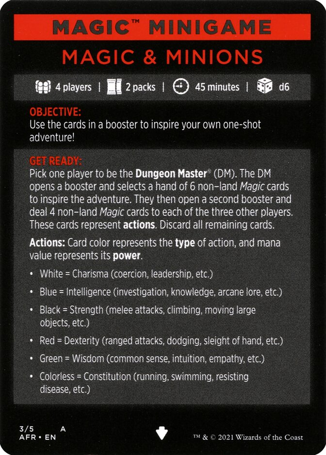 Magic & Minions (Magic Minigame) [Dungeons & Dragons: Adventures in the Forgotten Realms Minigame] | Dumpster Cat Games