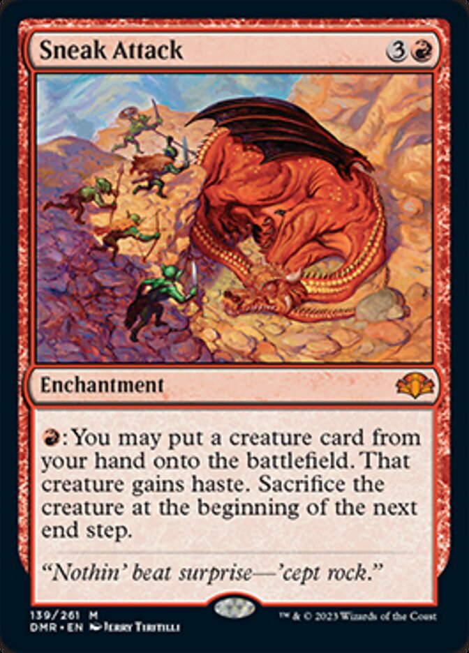 Sneak Attack [Dominaria Remastered] | Dumpster Cat Games