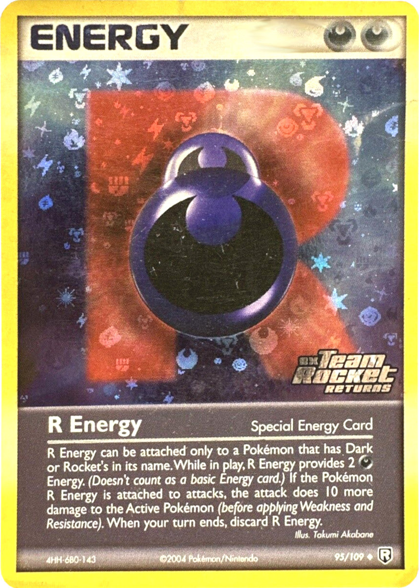 R Energy (95/109) (Stamped) [EX: Team Rocket Returns] | Dumpster Cat Games