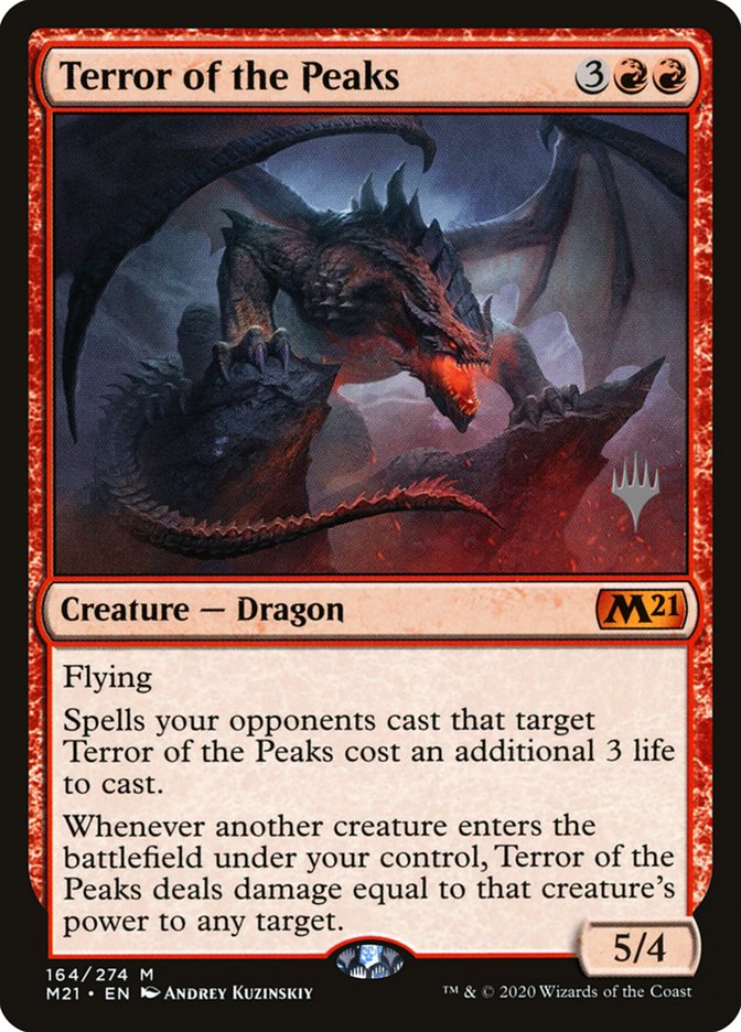 Terror of the Peaks (Promo Pack) [Core Set 2021 Promos] | Dumpster Cat Games