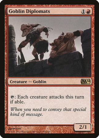 Goblin Diplomats [Magic 2014] | Dumpster Cat Games