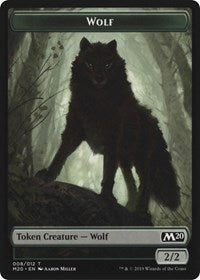 Zombie // Wolf Double-Sided Token [Game Night 2019 Tokens] | Dumpster Cat Games