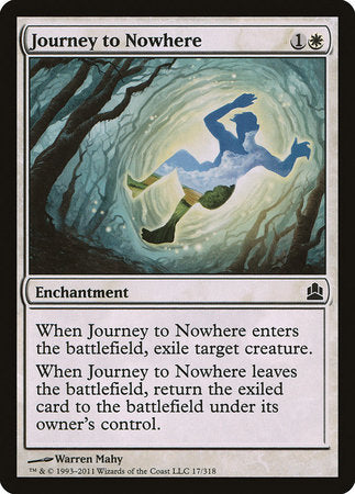 Journey to Nowhere [Commander 2011] | Dumpster Cat Games
