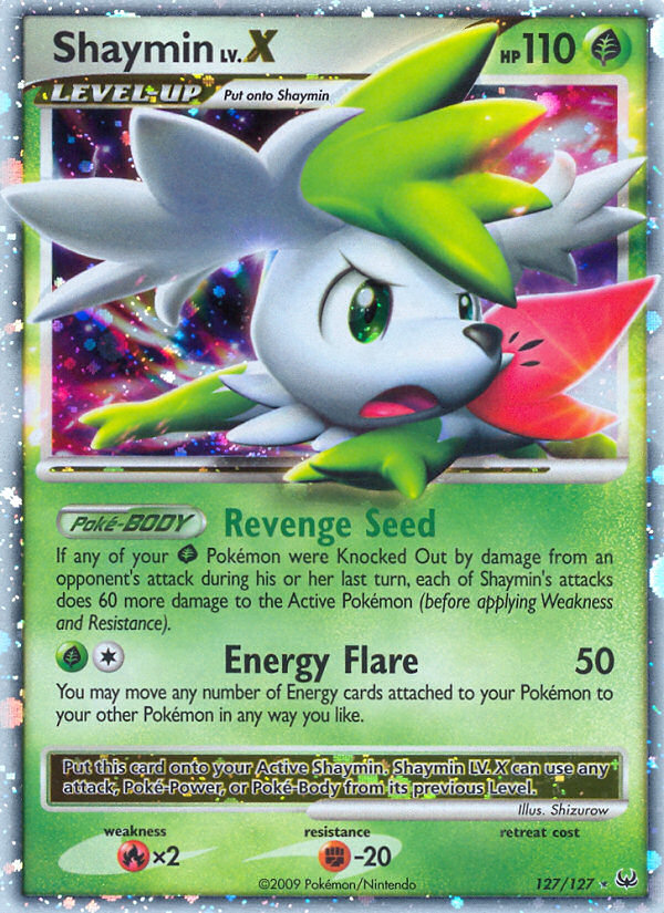 Shaymin LV.X (127/127) [Platinum: Base Set] | Dumpster Cat Games