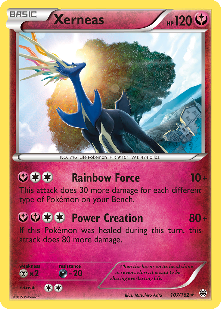 Xerneas (107/162) [XY: BREAKthrough] | Dumpster Cat Games