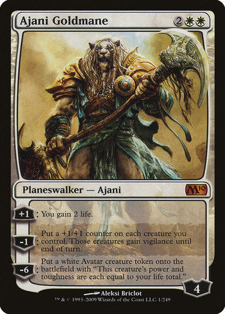 Ajani Goldmane [Magic 2010] | Dumpster Cat Games