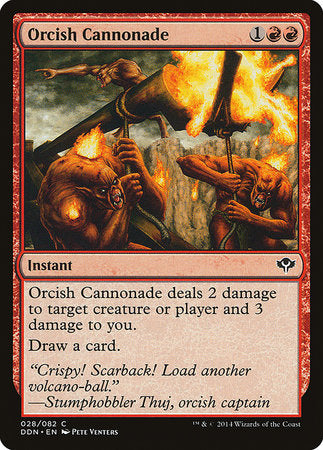Orcish Cannonade [Duel Decks: Speed vs. Cunning] | Dumpster Cat Games