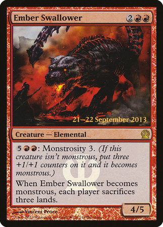 Ember Swallower [Theros Promos] | Dumpster Cat Games