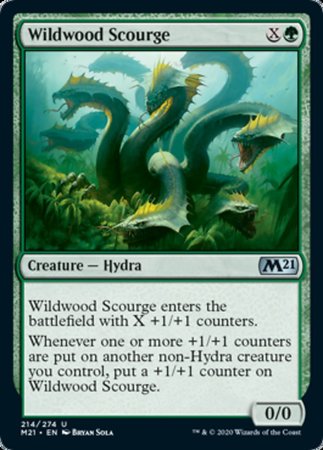 Wildwood Scourge [Core Set 2021] | Dumpster Cat Games