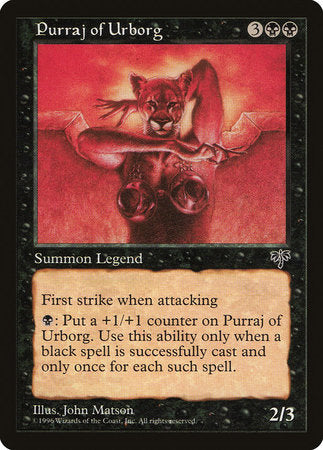 Purraj of Urborg [Mirage] | Dumpster Cat Games