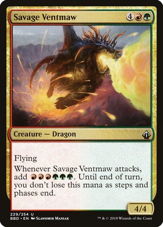 Savage Ventmaw [Battlebond] | Dumpster Cat Games