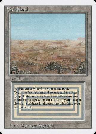 Scrubland [Revised Edition] | Dumpster Cat Games