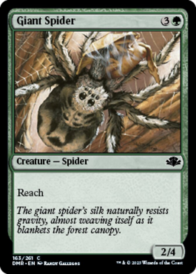 Giant Spider [Dominaria Remastered] | Dumpster Cat Games