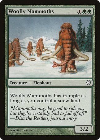 Woolly Mammoths [Coldsnap Theme Decks] | Dumpster Cat Games