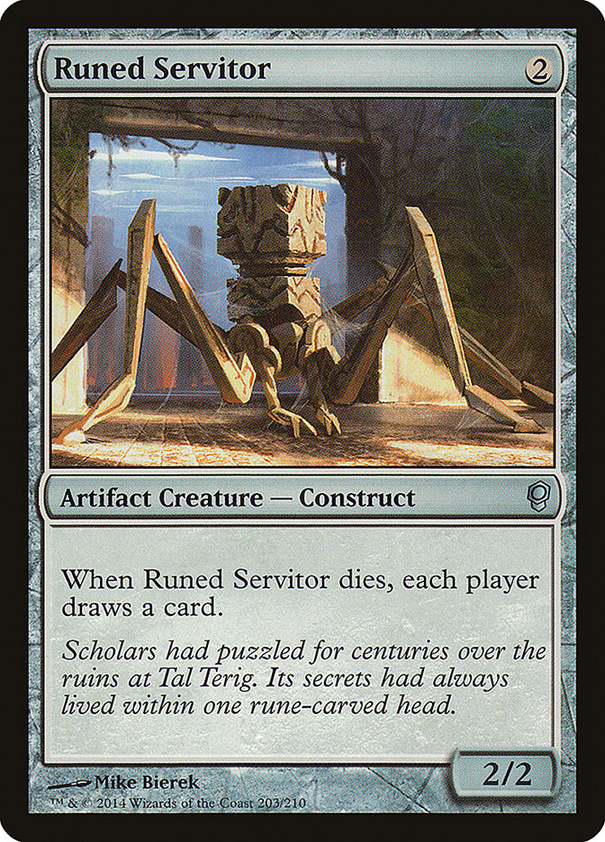 Runed Servitor [Conspiracy] | Dumpster Cat Games