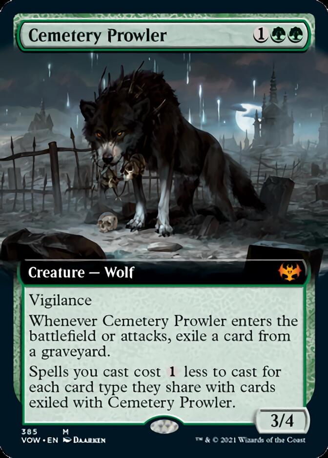 Cemetery Prowler (Extended) [Innistrad: Crimson Vow] | Dumpster Cat Games