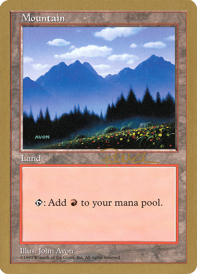 Mountain (pm445) (Paul McCabe) [World Championship Decks 1997] | Dumpster Cat Games