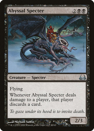 Abyssal Specter [Duel Decks: Divine vs. Demonic] | Dumpster Cat Games