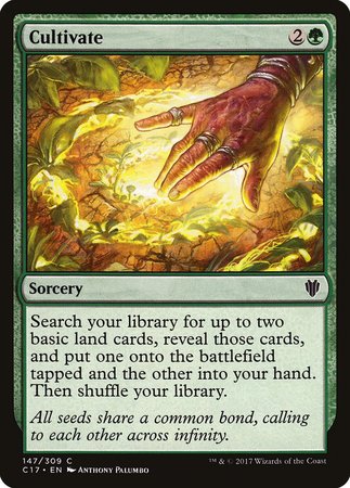 Cultivate [Commander 2017] | Dumpster Cat Games
