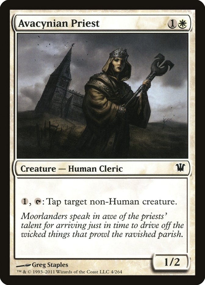 Avacynian Priest [Innistrad] | Dumpster Cat Games