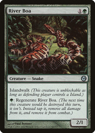 River Boa [Duels of the Planeswalkers] | Dumpster Cat Games