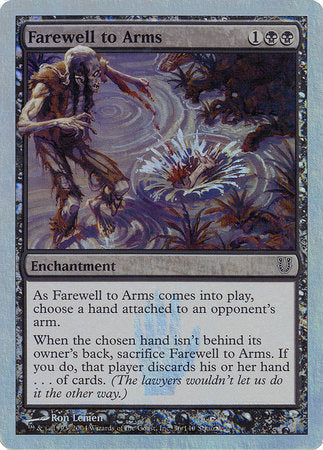 Farewell to Arms (Alternate Foil) [Unhinged] | Dumpster Cat Games