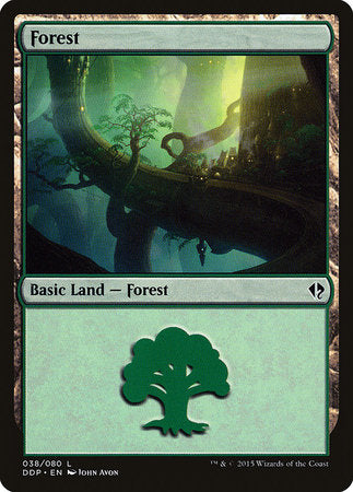 Forest (38) [Duel Decks: Zendikar vs. Eldrazi] | Dumpster Cat Games