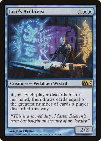 Jace's Archivist [Magic 2012] | Dumpster Cat Games