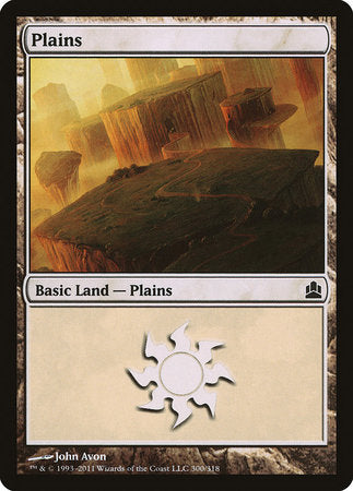 Plains (300) [Commander 2011] | Dumpster Cat Games