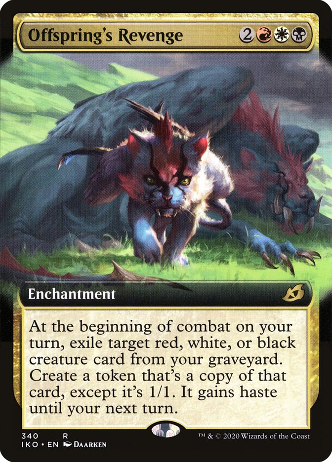 Offspring's Revenge (Extended Art) [Ikoria: Lair of Behemoths] | Dumpster Cat Games
