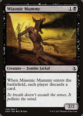 Miasmic Mummy [Amonkhet] | Dumpster Cat Games