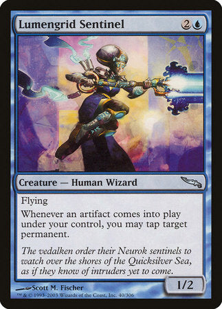 Lumengrid Sentinel [Mirrodin] | Dumpster Cat Games
