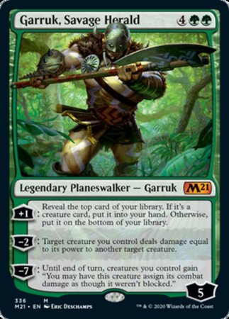 Garruk, Savage Herald [Core Set 2021] | Dumpster Cat Games